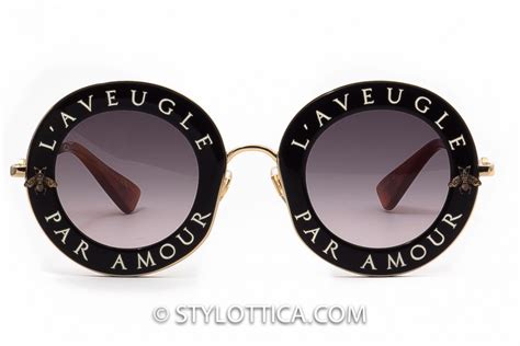 l'aveugle par amour gucci significato|love is blind gucci motto.